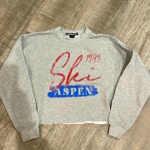 Prince Peter Aspen Ski 89 Cropped Sweatshirt